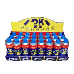 اسپری روان کننده اوکی مدل wd 40 حجم 10800 میلی لیتر بسته 24 عددی